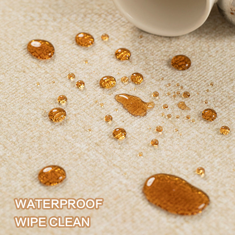 Luxury Vintage-Style Living Room Rug American Retro Floral Patterned Floor Mat Stain-Resistant, Wash-Free Coffee Table Pad Bedroom Soundproofing Bedside Rug