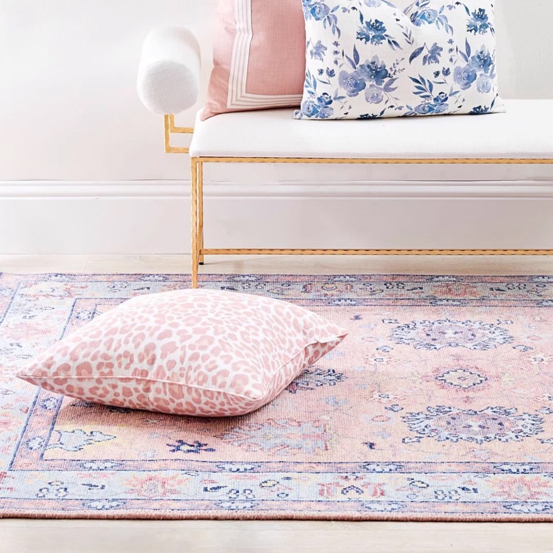 American-style luxury living room rug Study sofa and coffee table waterproof and stain-resistant mat Bedside rug for the bedroom