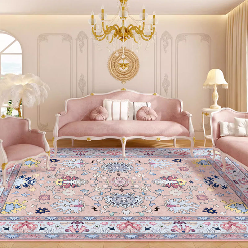American-style luxury living room rug Study sofa and coffee table waterproof and stain-resistant mat Bedside rug for the bedroom